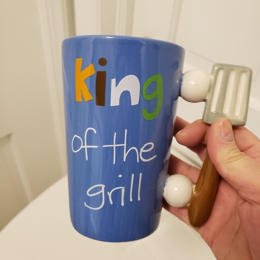 "King Of The Grill" By Sandra Magsamen Novelty/Coffee Mug